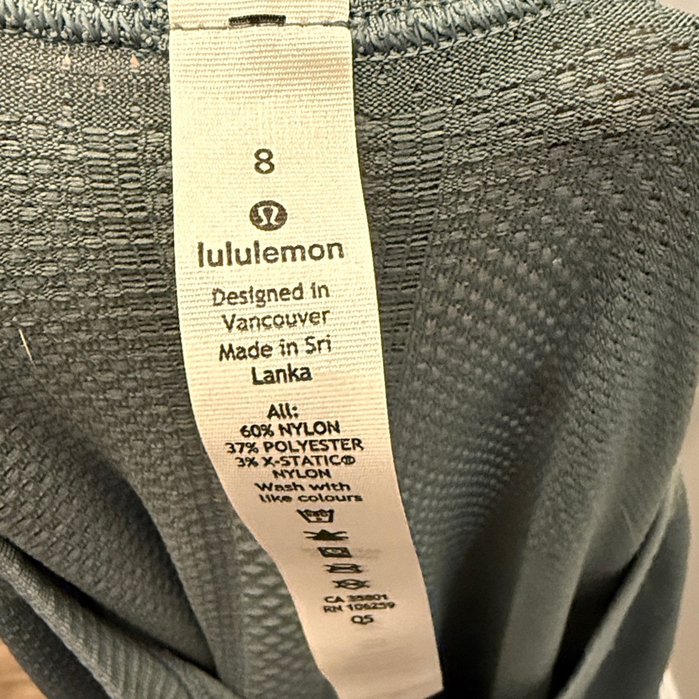 Lululemon Athletica Textured Green Top